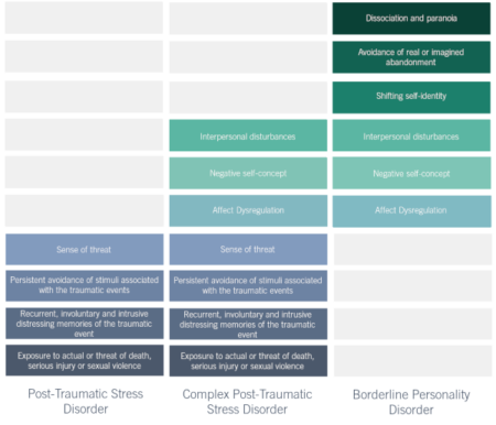 Trauma symptoms - PTSD, Complex Trauma and Borderline Personality Disorder